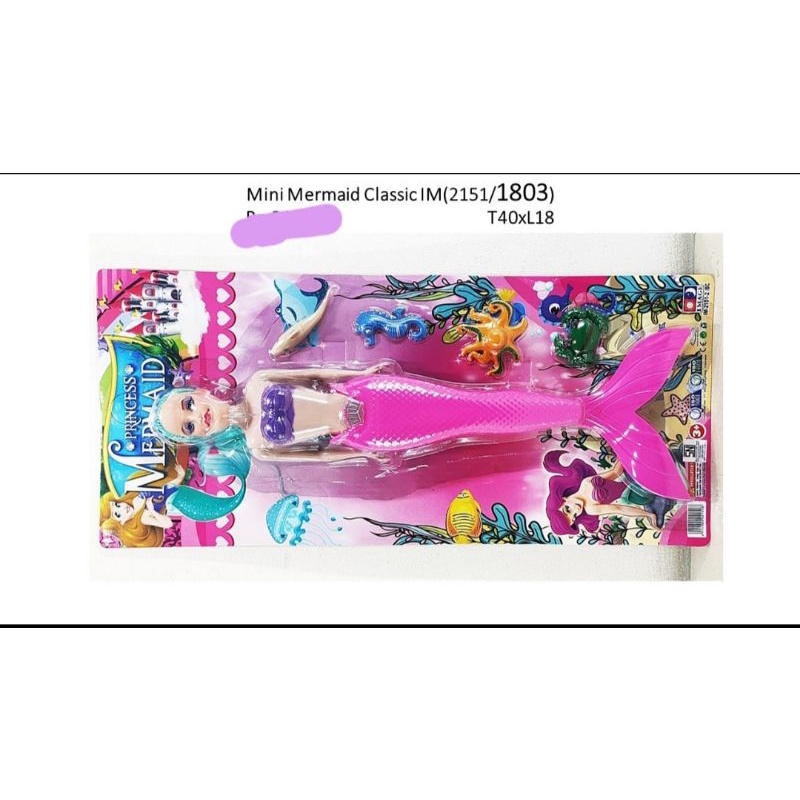 mainan mermaid barbie (UME)