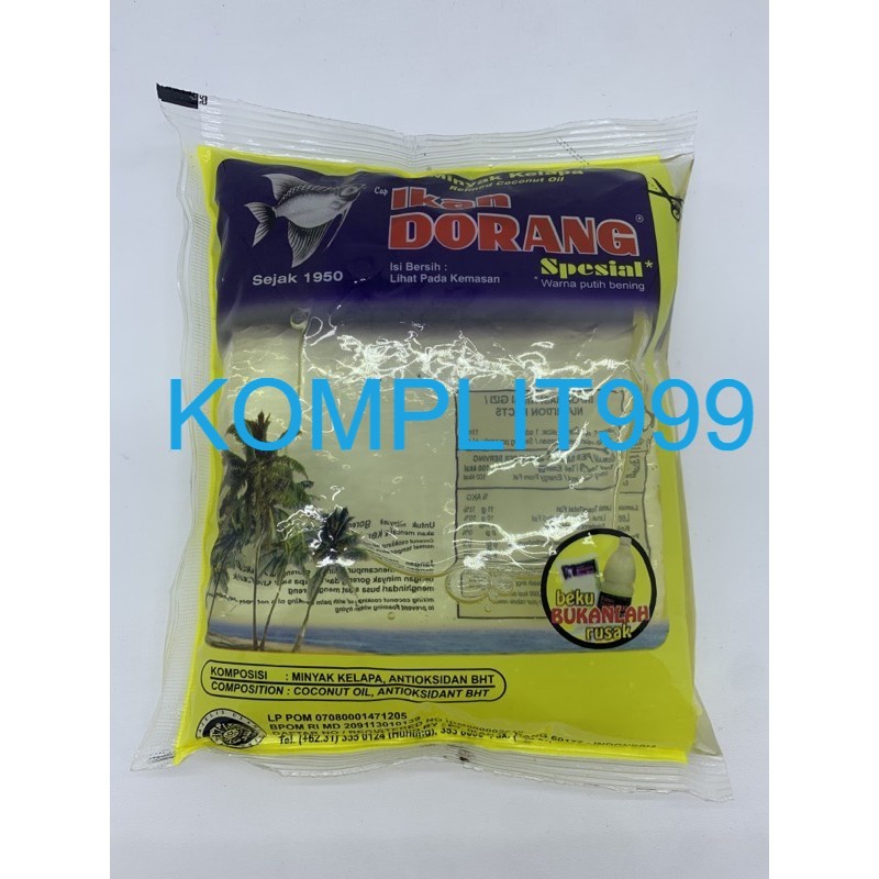 

Minyak Goreng Kelapa Cap Ikan Dorang 500ml BANTAL