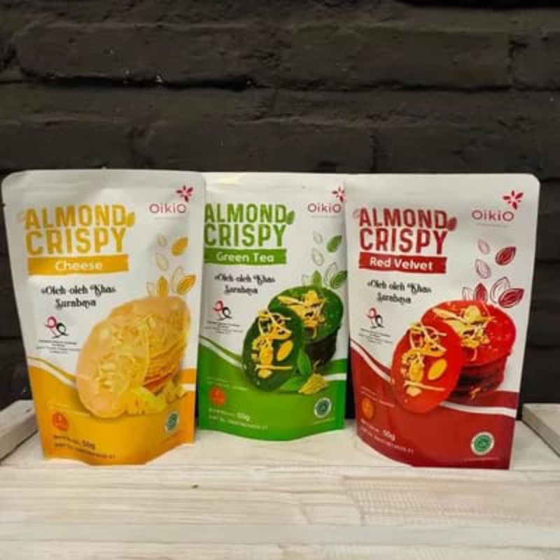 

TERMURAH !! Almond Crispy Red Velved 50gr By Oikio Skomill