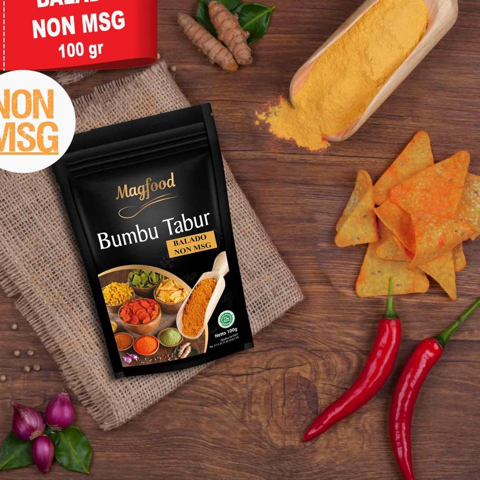 

✨Ramadhan ⚡ERU Magfood Bumbu Tabur NON MSG Kemasan 100 gram