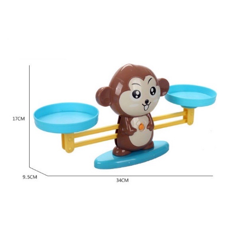 Mainan Edukasi Anak Monkey Balance Matematika Belajar Berhitung