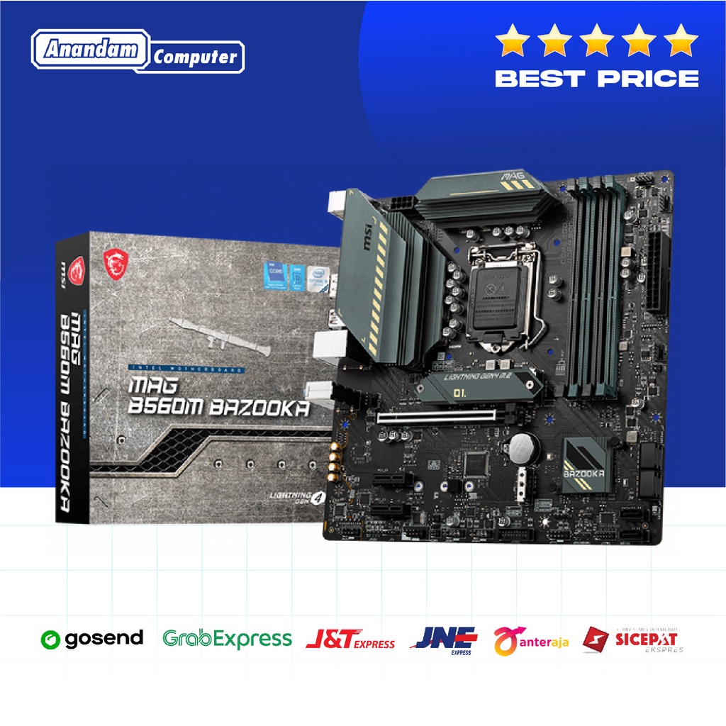 MSI MAG B560M Bazooka (Intel LGA 1200, DDR4, B560, mATX)