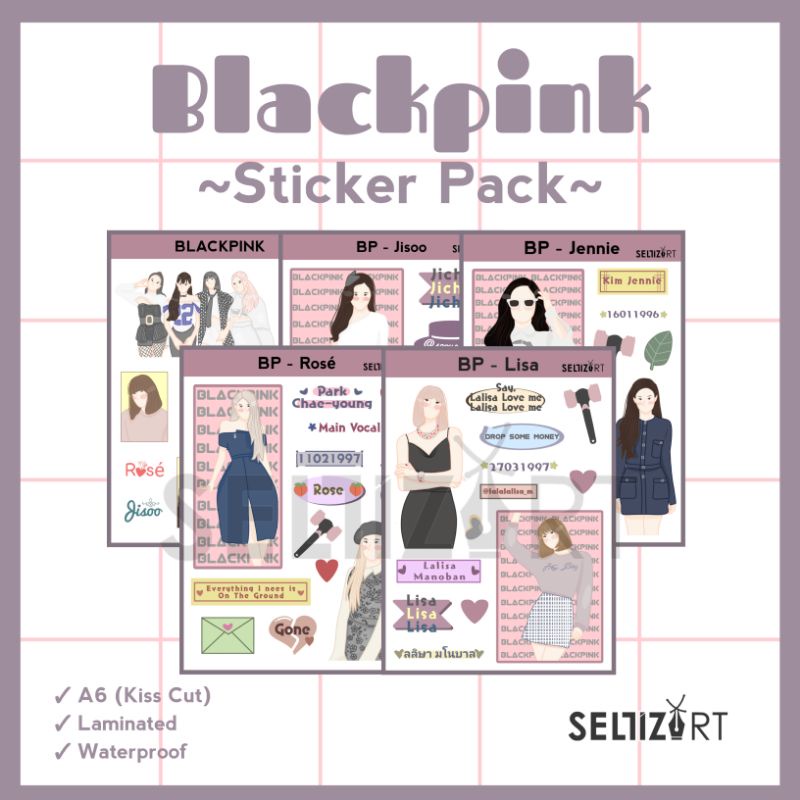 

BLACKPINK Sticker Fanart Pack