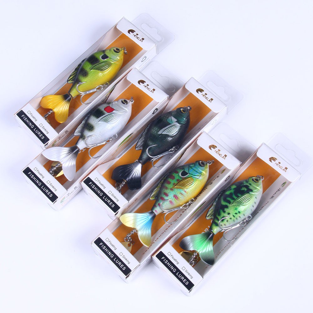 Hengjia 1pc Umpan Pancing Bentuk Ikan Kecil 9.5cm 16.5g