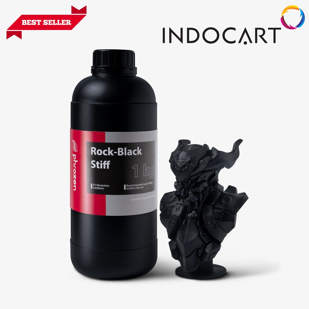 INDOCART Tinta Resin 3D printer Phrozen Rock Black Stiff Resin-1kg