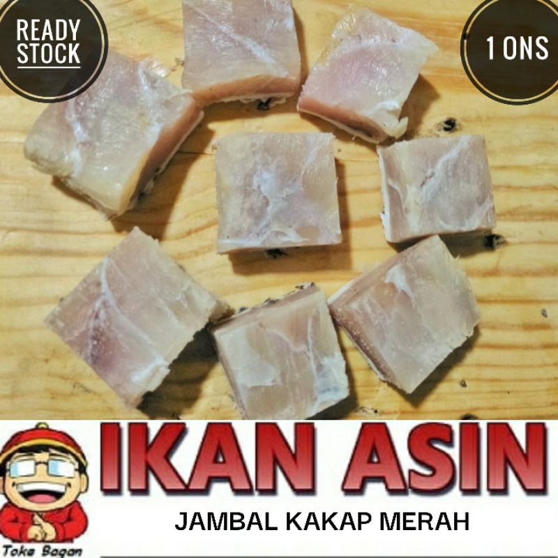 

Ikan Asin JAMBAL KAKAP MERAH 100 gr