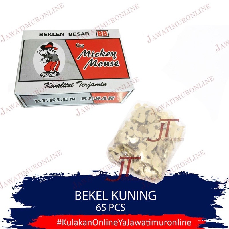 Biji Bekel Kuningan isi 65 biji - Bekel Kuning