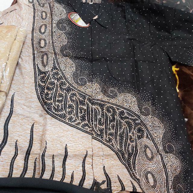 Diskon Batik Hrb026 Kenongo Kemeja Hem Pendek Padi Pekalongan M L Xl Murah Keren Bati Pria Wajik