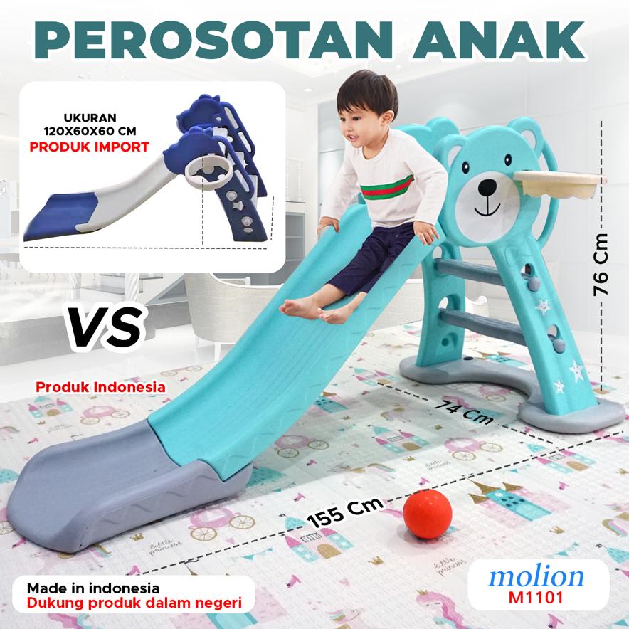 PEROSOTAN ANAK FREE RING BASKET BISA LIPAT MAINAN PROSOTAN SELUNCURAN ANAK MOLION