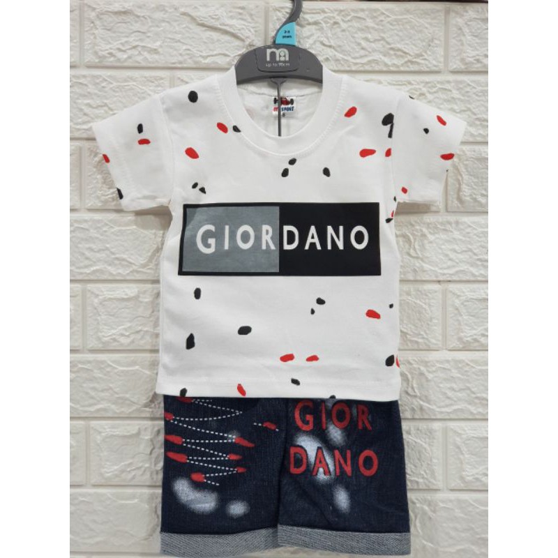 Setelan Kaos Anak GIORDANO