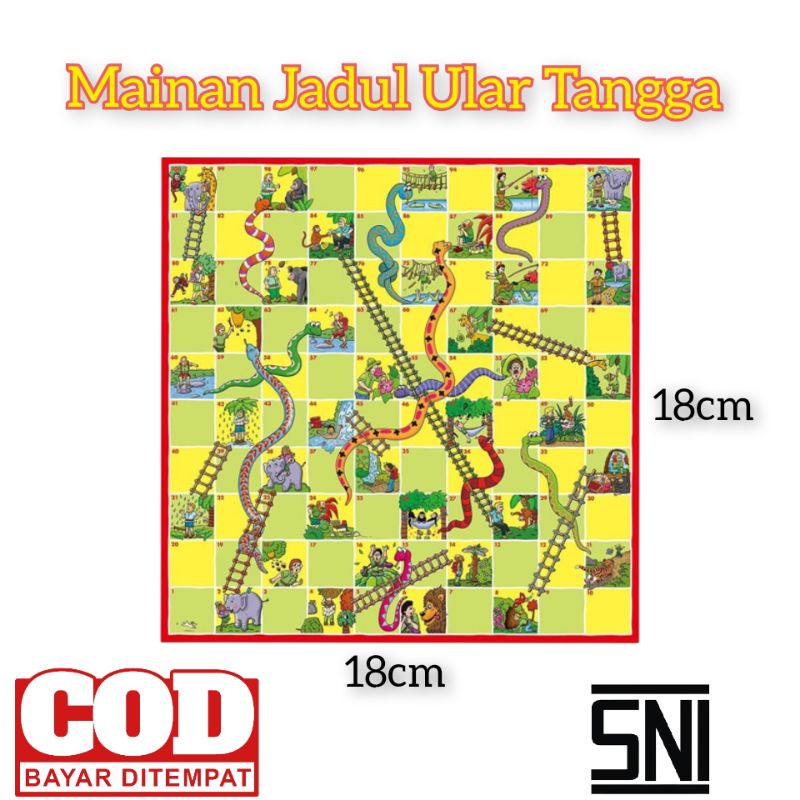 Mainan jadul - Mainan ular tangga