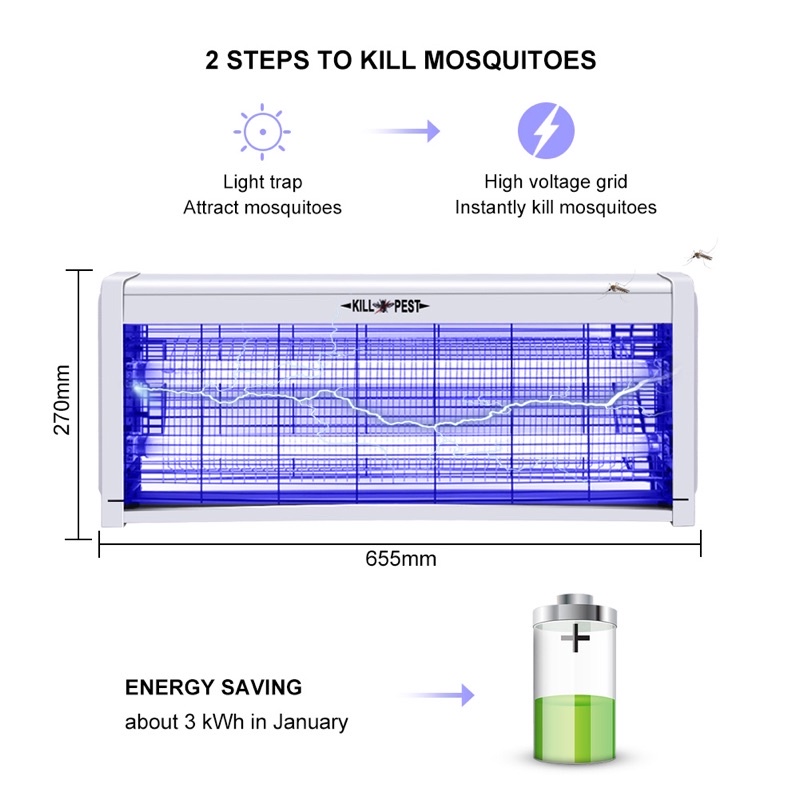 Mosquito Killer Lamp 40Watt Alat Pembasmi Nyamuk