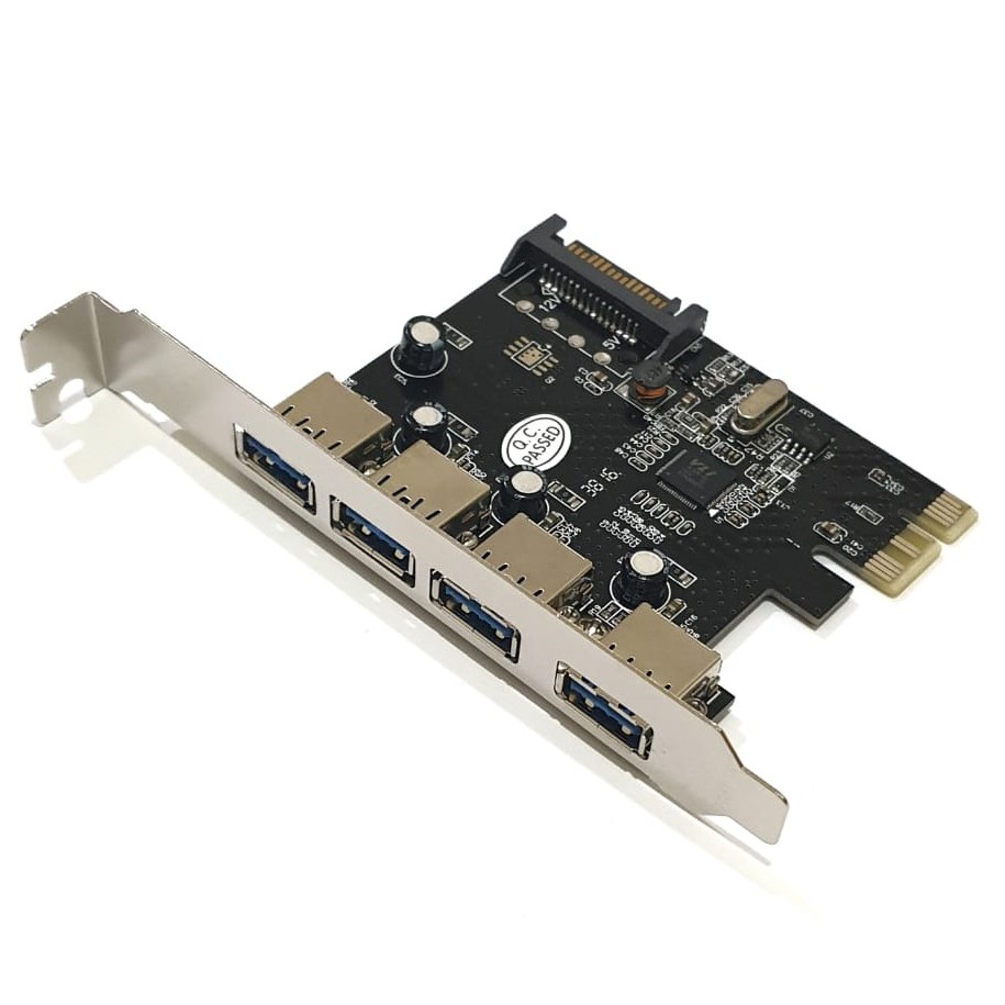 PCIe USB 4 Port USB 3.0 PCI Express Internal x1 High Speed PCI USB