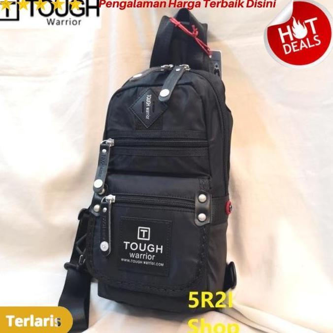TOUGH WARRIOR WAIST BAG 6751 TAS SELEMPANG TOUGH WARRIOR ARMY CDX54654CS