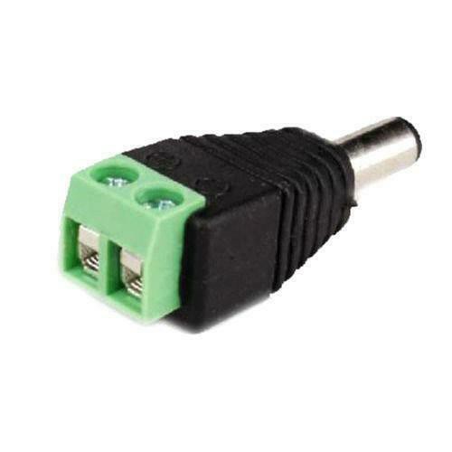 DC 2.1x5.5mm Power Cable Jack Adapter Connector konektor conector cowok MALE Plug Led Strip CCTV