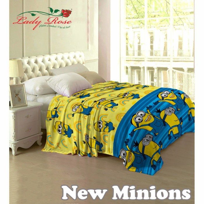 Selimut Dewasa Selimut Lady Rose Ukuran 160x200 motif - selimut 160x200 - NEW MINION(U5L5) Selimut D