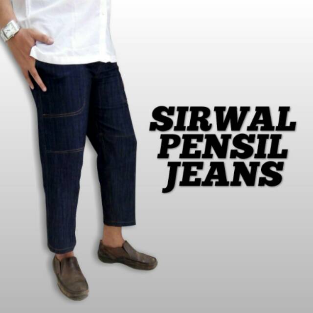 celana sirwal pensil jeans
