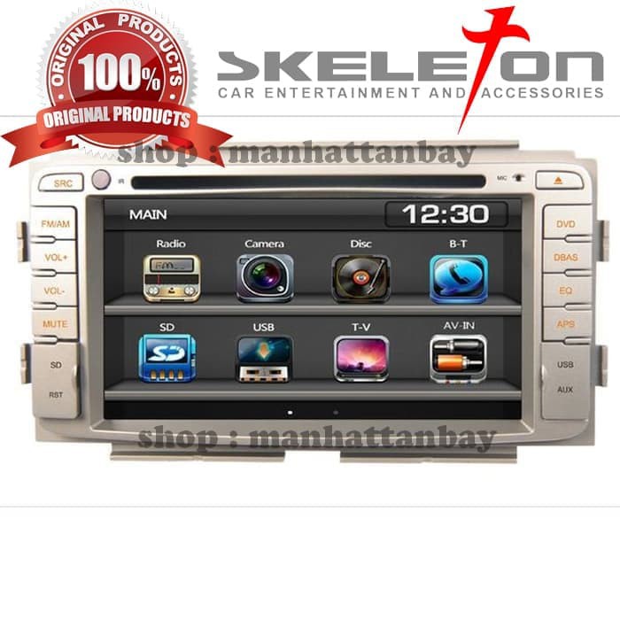 Head Unit Agya Ayla Double Din Agya Ayla TV Mobil Agya Ayla Skeleton S