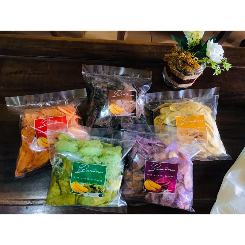 

Keripik Pisang Lampung Kemasan 200 gram