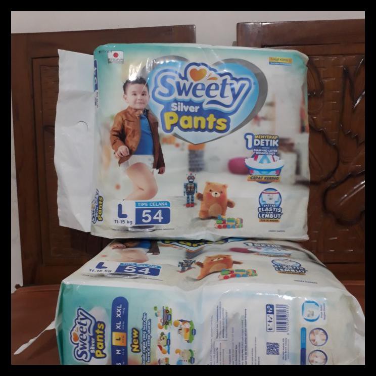 UNIK SWEETY SILVER Pants PAMPERS / POPOK CELANA (L 54)