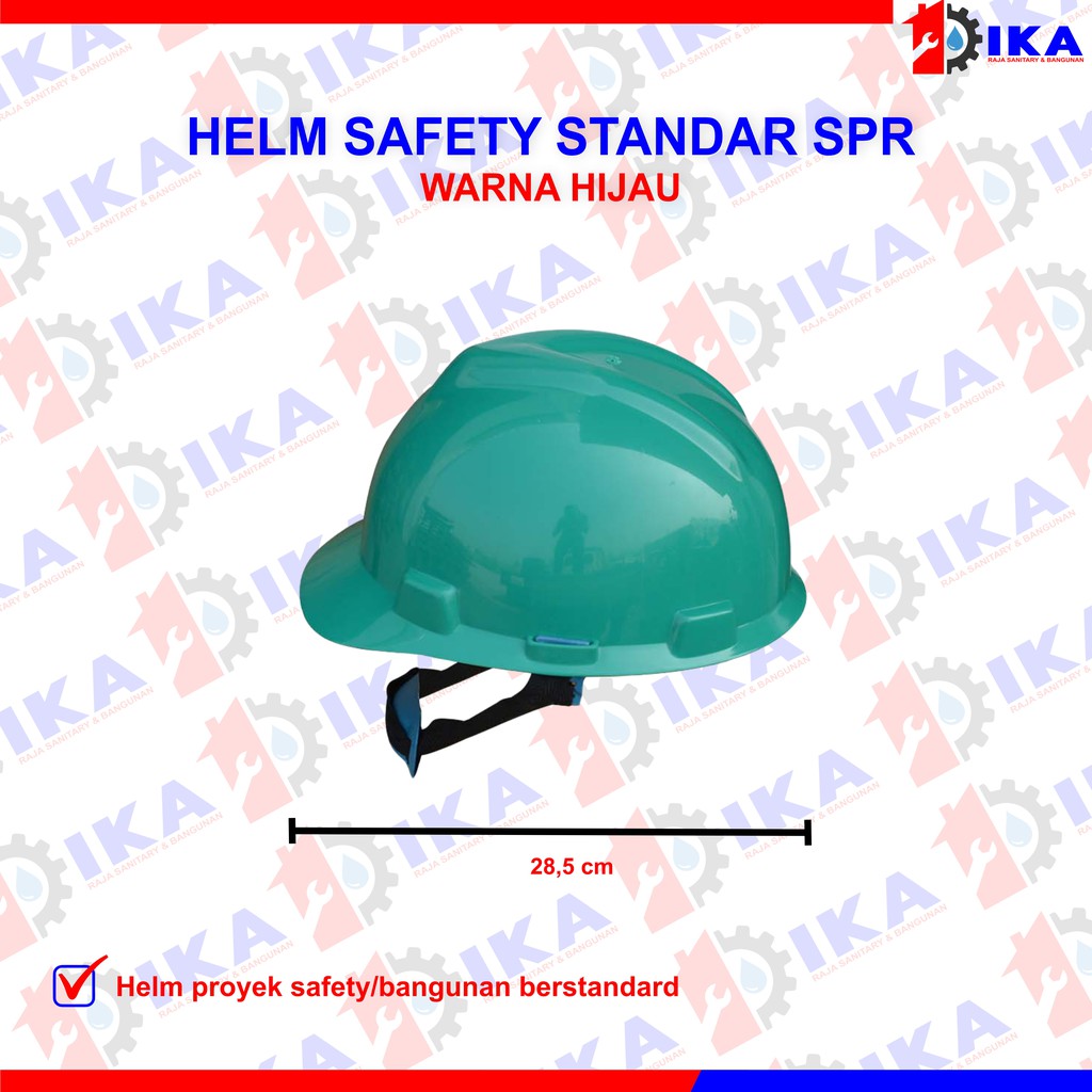 HELM PROYEK BERSTANDART SAFETY ) LENGKAP DENGAN TALI DAGU SIAP PAKAI (KUALITAS TEBAL)