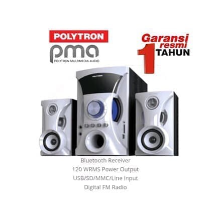 Multimedia Speaker Aktif POLYTRON PMA9505 USB MP3 Bluetooth FM Radio
