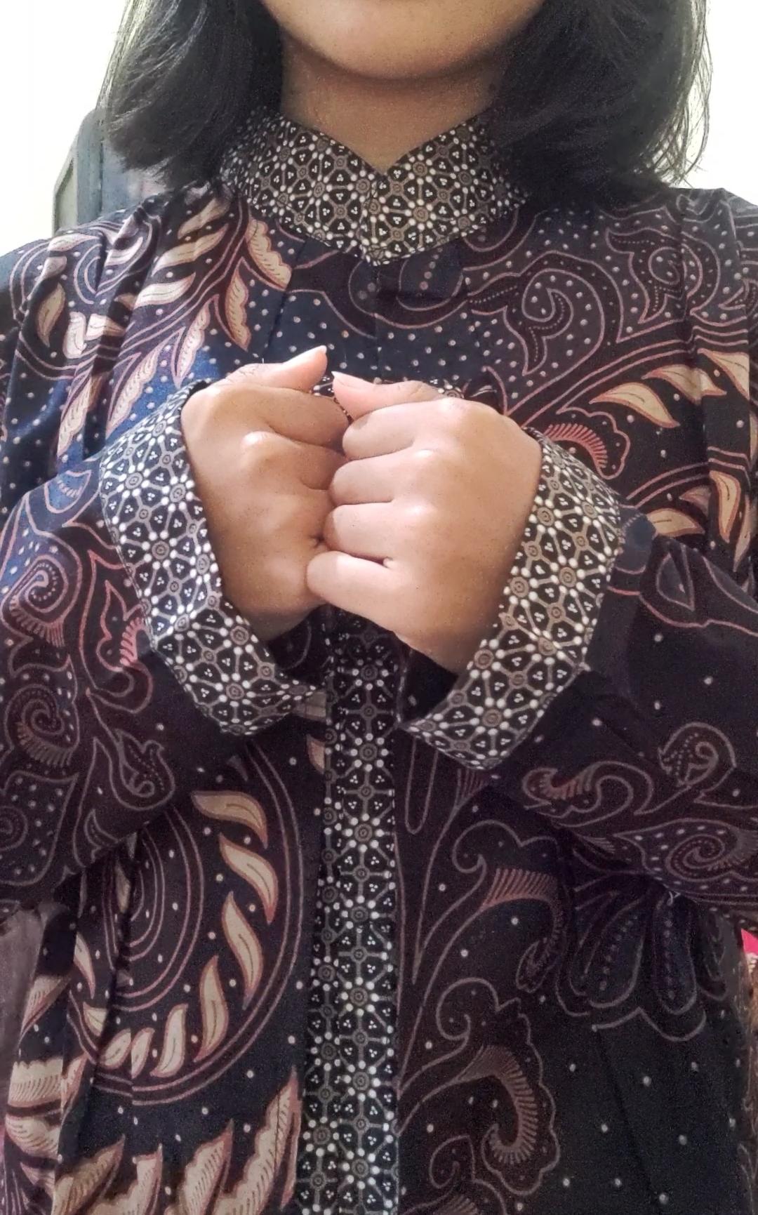 Batik Wanita Asj Sa Hrb026 Kenongo Kemeja Tosca Pendek