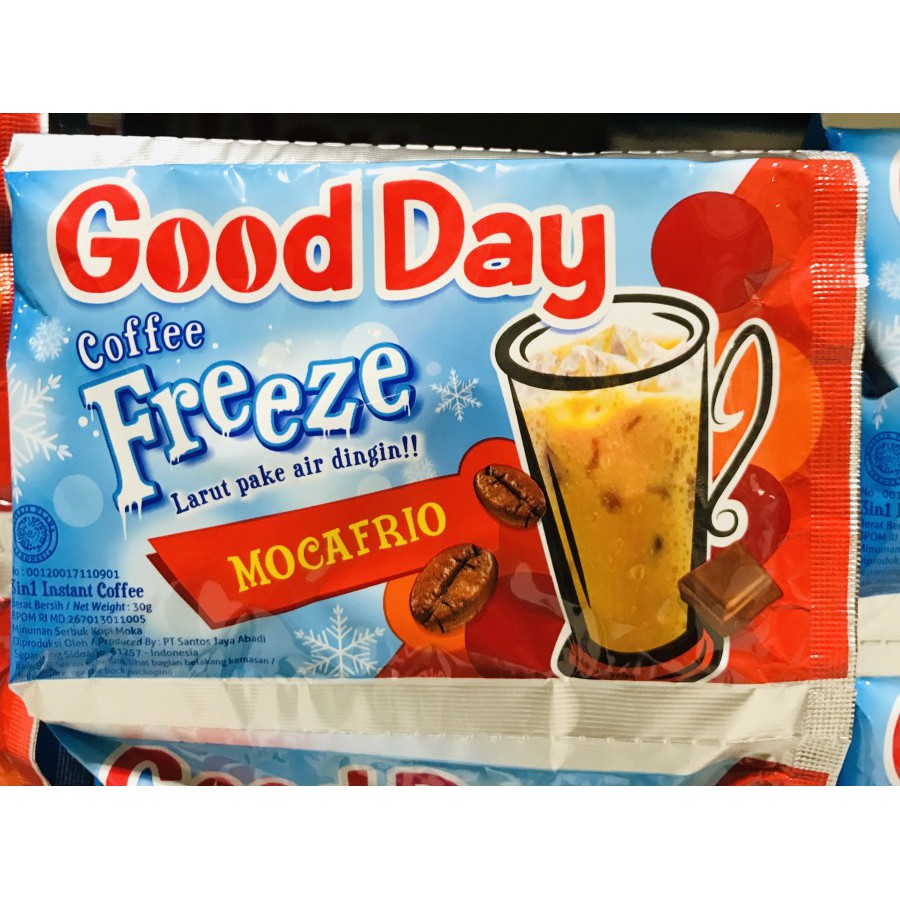 

GoodDay Coffee Freeze Mocafrio (10 scht @30gr)
