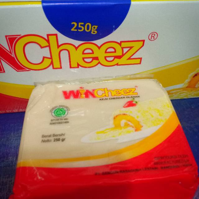 WinCheez Keju Cheddar Olahan kemasan 250Gr