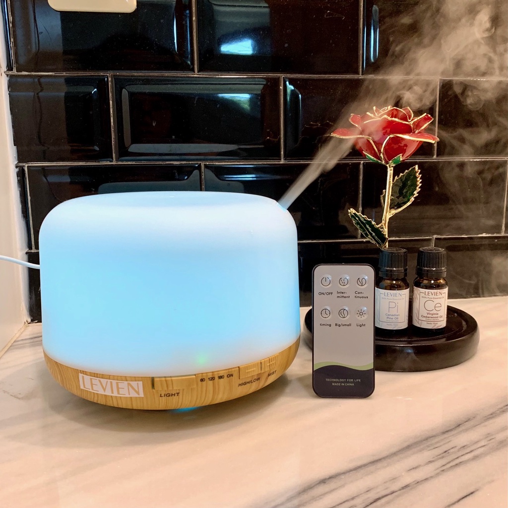 Levien Big Diffuser remote + 2 essential oil (oil bisa pilih varian)