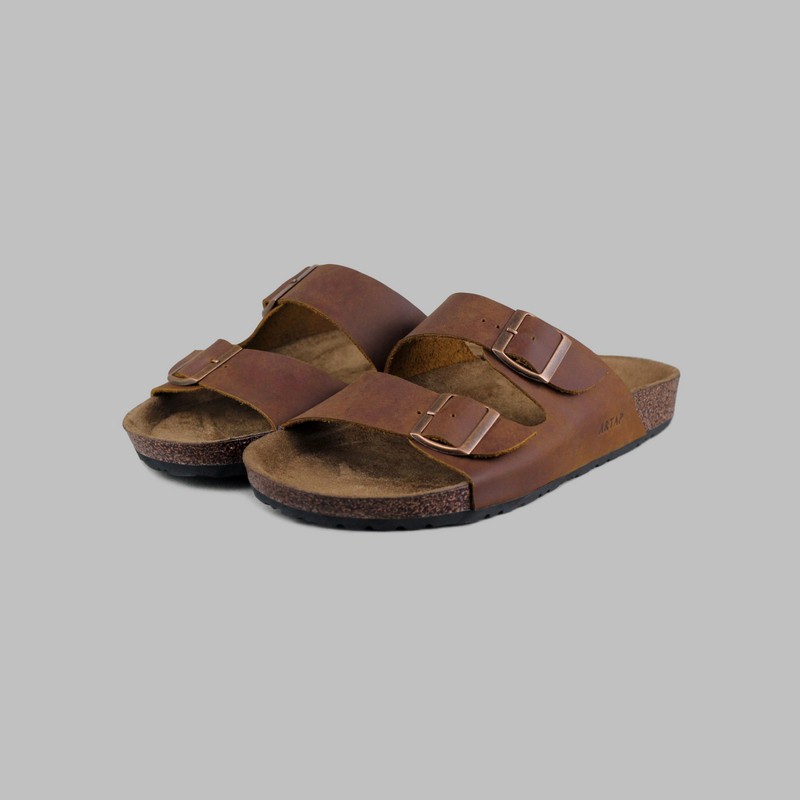 ARTAP Footwear - Sandal Kulit Asli Pria - Ekagi CH Tan