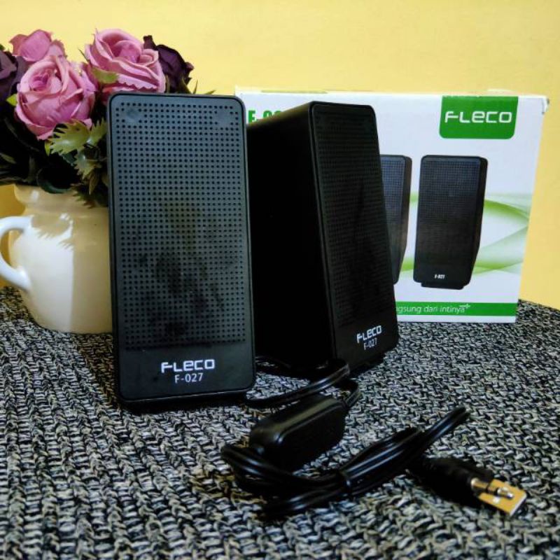 AUDIO PC KOMPUTER / SPEAKER KOMPUTER FLECO F-027 / SPEAKER LAPTOP/HP/KOMPUTER / SPEAKER PORTABLE