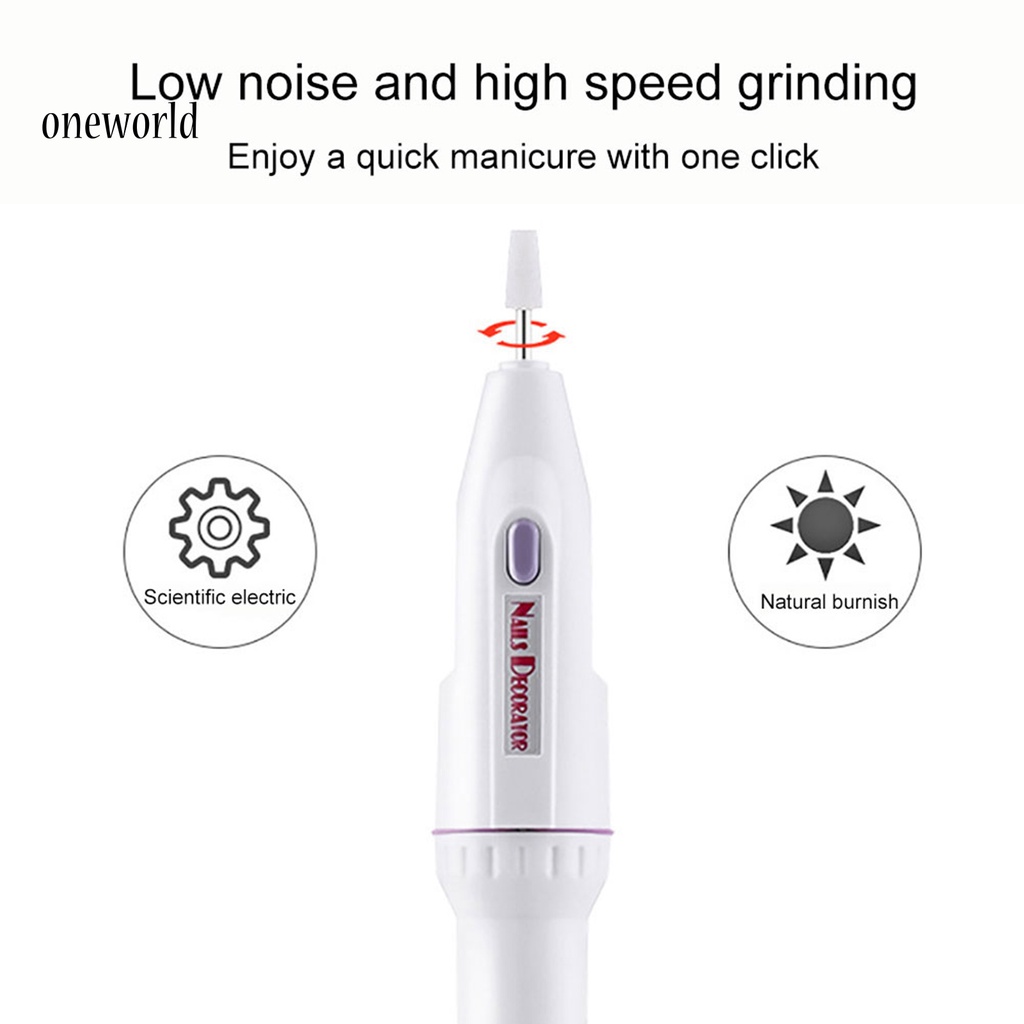(ord) Mesin Kikir Kuku Elektrik Portable Untuk Manicure / Pedicure