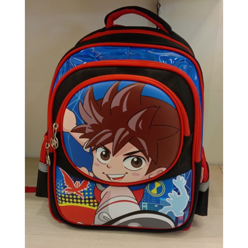 TAS RANSEL ANAK GAMBAR BOY MERK PINK KISS BY ELIZABETH