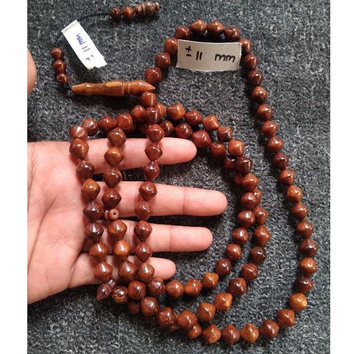 tasbih kokka wajik ± 11 mm ( 11mm )  99 butir