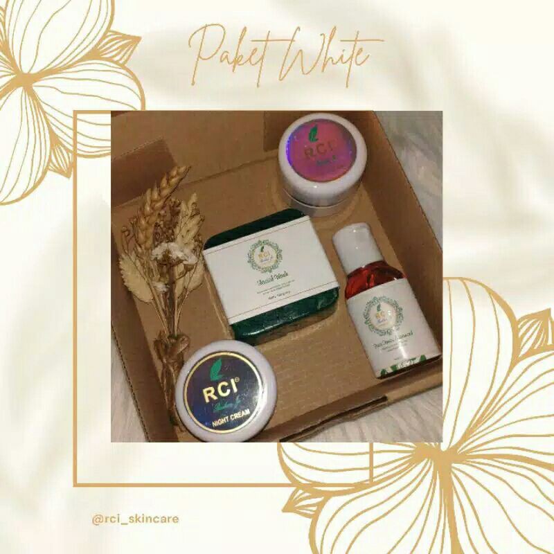 Cream Racikan Ijo RCI Paket White by Dr. CS Skincare Kulit Normal Berjerawat Pemutih Pembersih Wajah