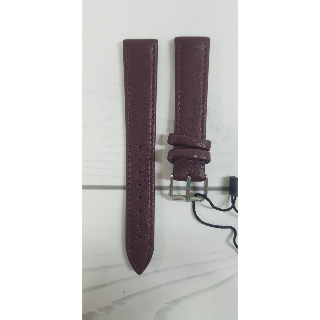 strap jam kulit sintetis tipis dan halus 18mm