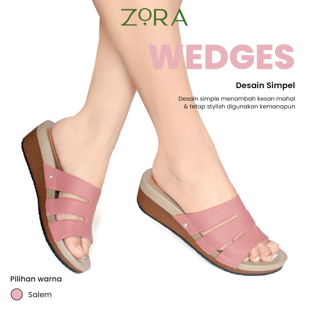 Sandal Wanita Zora Wedges Wanita DANIA Terbaru 2022