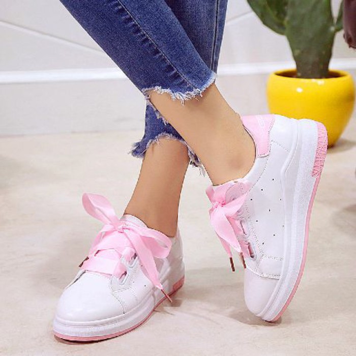 

Unik KETS RETRO PUTIH TALI PITA PINK