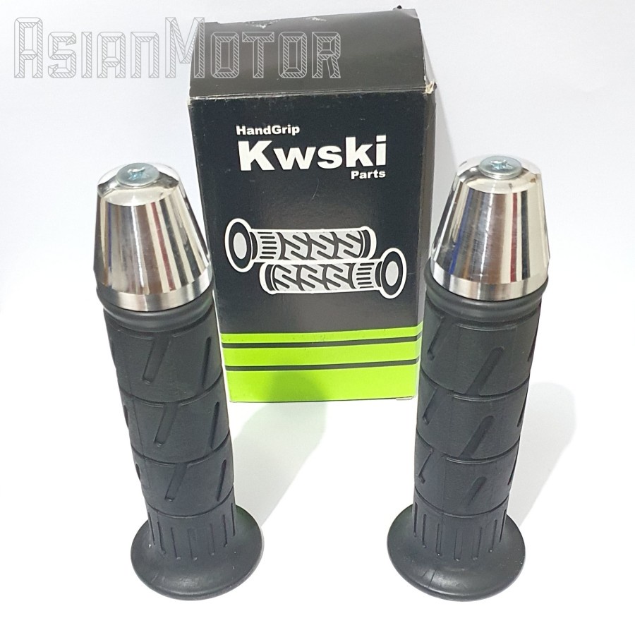 Paket Promo Grip Kaze + Jalu Stang Setang Crom Crome Handgrip Hand Grip Handfat Hand Fat Kaze Plus Jalu Stang Setang Chrome Chrom Hand Grip Pegangan Kaze Universal Bisa Untuk Semua Motor