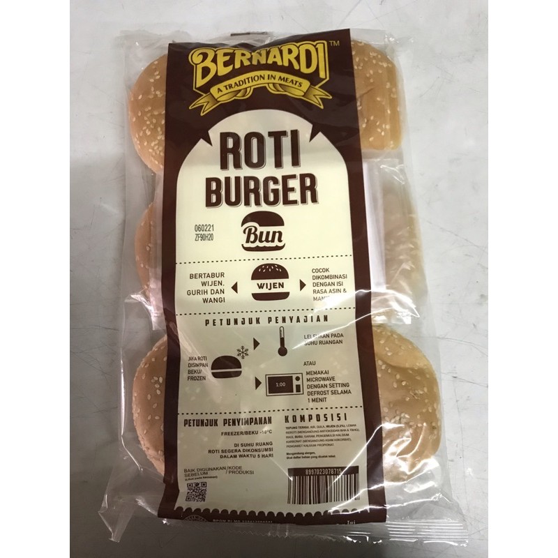 

Benardi Roti Burger isi 6pcs