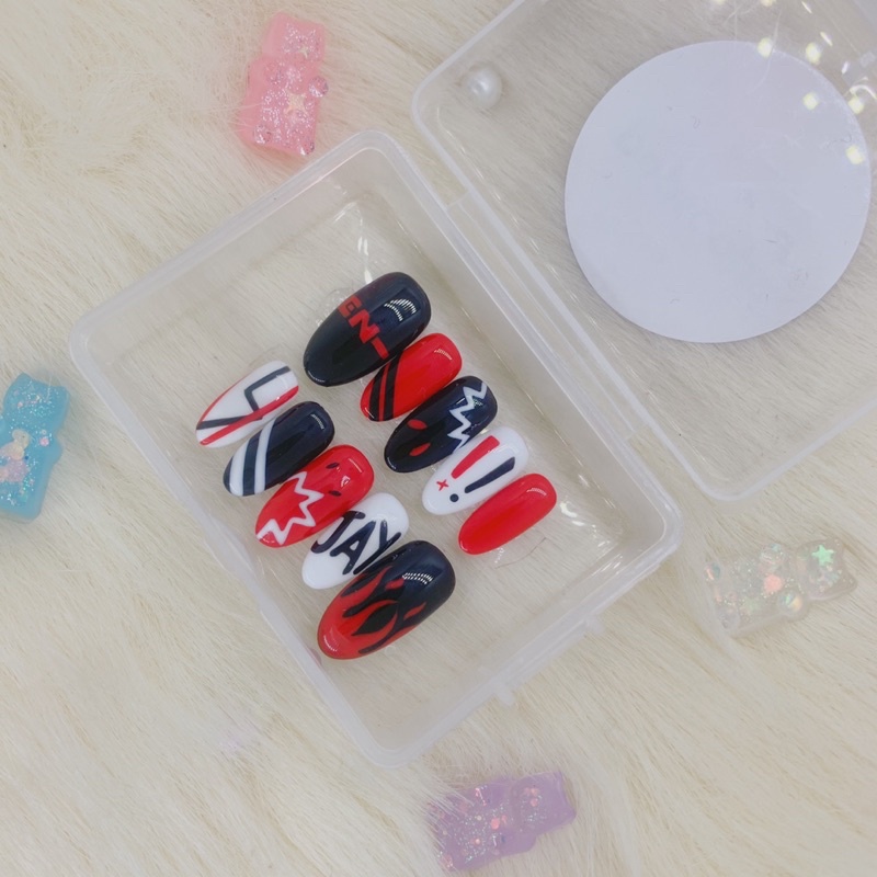 ENHYPEN custom press on fakenails nail art gel