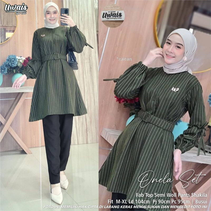 ONELA ONE SET || SETELAN WANITA BY UWAIS