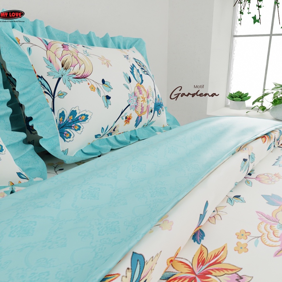 Bed Cover My Love - T30 Sprei Rumbai (180x200) King Tinggi 30 Gardena