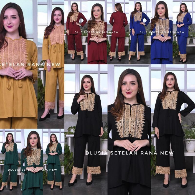 AVORA - SETELAN ARAB DLUSIA RANA NEW DLUSIA DRESS ALL SIZE LD 115 CM | RAYON SUPER