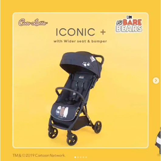 Stroller Cabin Size Kereta Dorong Bayi Cocolatte X We Bare Bears WBB-CL LT 7059 Iconic+