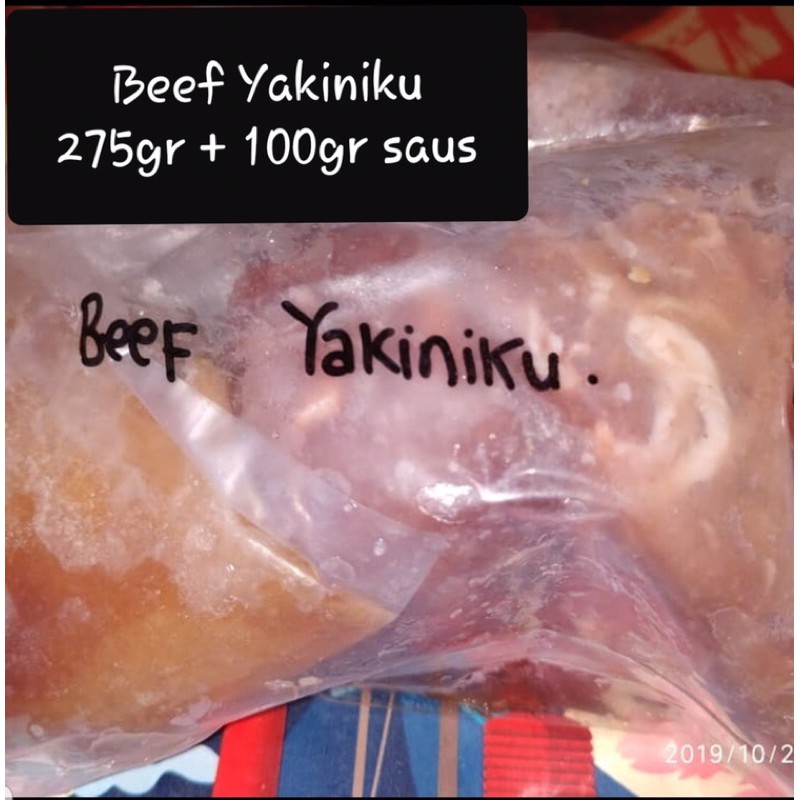 

Beef/Chicken Yakiniku/Blackpapper/Teriyaki