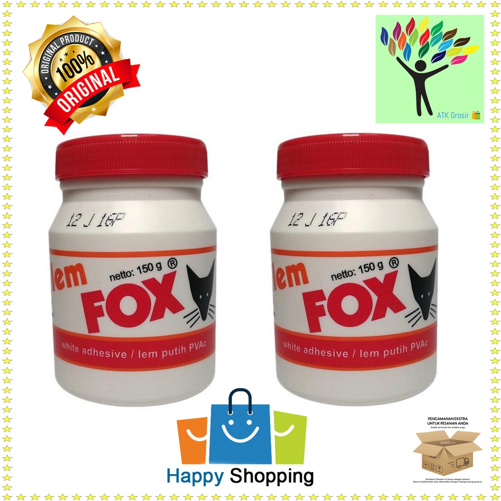 

Lem Fox Botol 150gr