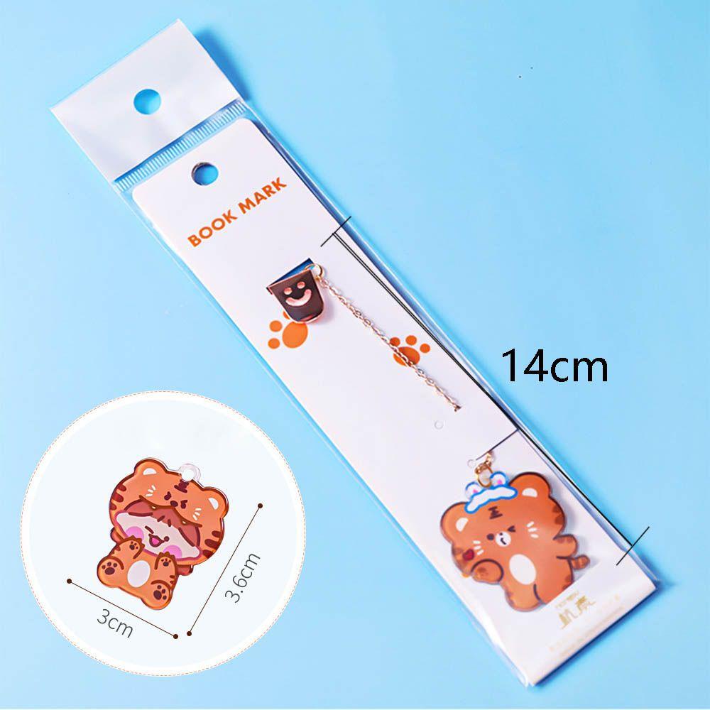 Pineapple Metal Bookmark Kawaii Perlengkapan Kantor &amp; Sekolah Penanda Buku Hadiah Anak