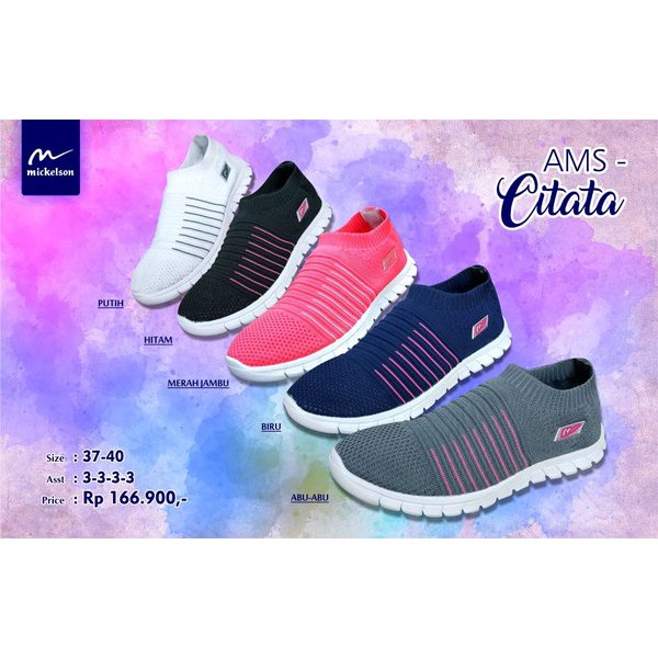 Sepatu Casual Pria Slip On Mickelson by Ardiles Orginal CITATA ringan